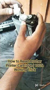 Brother Printer Cartridge Reset | Step-by-Step Easy Method #youtubeshorts #printeraccessories
