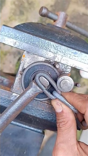 DIY Chain Bending with a Homemade Forge Setup🔥🔥