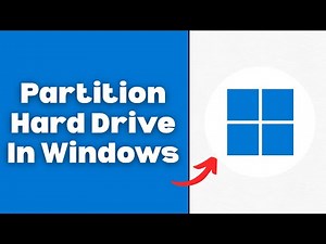 How To Partition Hard Drive In Windows 11 or 10 - Step By Step