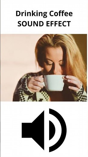 Drinking Coffee sound effect