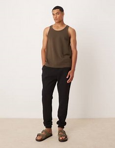 ASOS DESIGN essential slim sweatpants in black  | ASOS