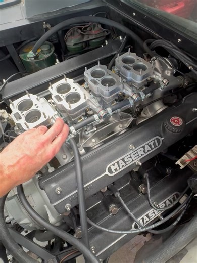 @mckernan_restoration on Instagram: "A Maserati Bora we have just completed an engine rebuild on. The car came in with very low oil pressure and had recently had the engine rebuilt, unfortunately the work was done poorly and it required a new crankshaft it had been assembled with the wrong caps on some of the Conrods and a gudgeon pin circlip had come out and damaged a cylinder. #maserati #maseratibora"