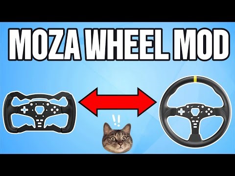 Moza R3, The easiest Sim Wheel to Modify #simracing #moza #modified