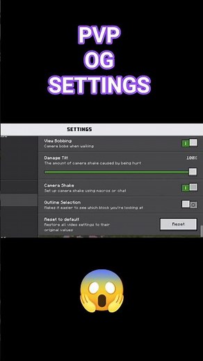 90% Noobs Ignore These Settings 😈. #minecraft #gaming
