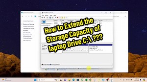 How to Extend the Storage of your Laptop Drive C:\\ #digoslaptop #laptoprepair