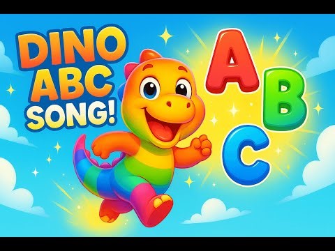 Dinosaur ABC Song for Kids 🦕✨ | Fun Dino Alphabet Learning + Sing Along! | Tiny Tales TV