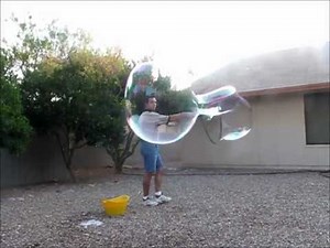 How To Blow Blowing the Worlds Biggest Soap Bubbles - Miami Magic