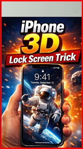 How to Use Dynamic 3D Lock Screen Wallpaper on iPhone #iphone #iphonewallpaper