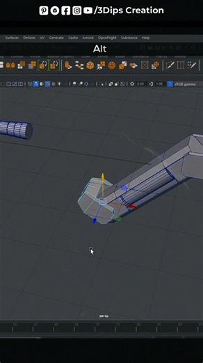 Hard Surface Robot Modeling 🤖 | Maya Timelapse #shorts #ytshorts #shortsvideo #shortsviral