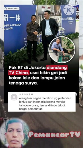 Chinese TV Invites Mr. RT Who Comes From Jakarta #shorts #jakarta #china
