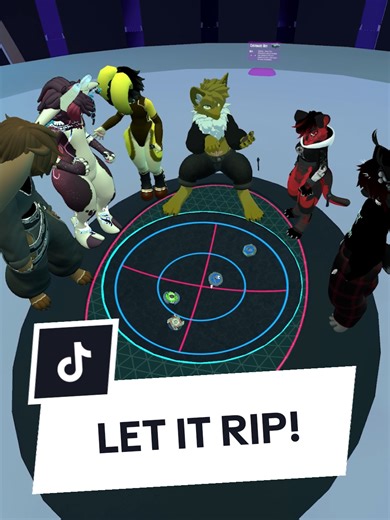 We bringin' beyblade back ong @Ace @Jaiu_October @ItzSpecky @💜Temari🖤 @VeronicaTheVix @AbitSwoOzy #meow #vrchatfurry #mayu #vrchat #beyblade