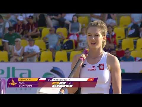 Women's pole vault European athletics u19 Championships 2018 Gyor