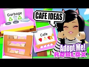 CUSTOM 🍰 Café & Resturant Furniture Hacks in ADOPT ME ROBLOX Ideas Build