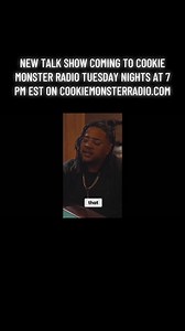 NEW TALK SHOW COMING TO COOKIE MONSTER RADIO, TUESDAY NIGHTS, 7 PM EASTERN, ONLY ON COOKIEMONSTERRADIO.COM | CMR Enterprise Corp. d/b/a- Cookie Monster Radio