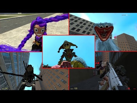 I Find EVERY Poppy Playtime Chapter 1 to 5 Characters And Fight Them in Garry's Mod
