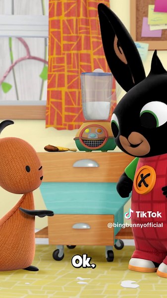 We love smoothies! 🍌🥕 Wo-o-o... Go, go, go, goooooOOOO! #bingbunny #smoothie #trending