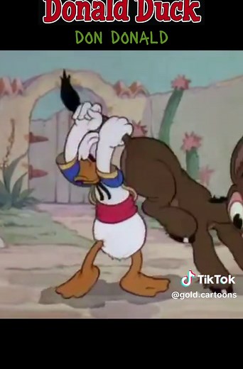 Don Donald (1937) #cartoon #goldcartoons #donaldduck #mexico #daisy #foryou #waltdisney #fyp