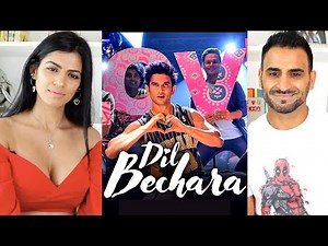 DIL BECHARA – Title Track REACTION!!! | Sushant Singh Rajput | Sanjana Sanghi | A.R. Rahman