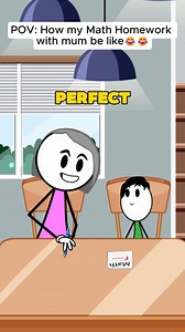 POV: How my Math Homework with mum be like😂😂#usa #tiktok #homework | jay.animations4