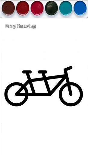 "How to Draw a Realistic Bicycle | Step-by-Step Tutorial" #shorts