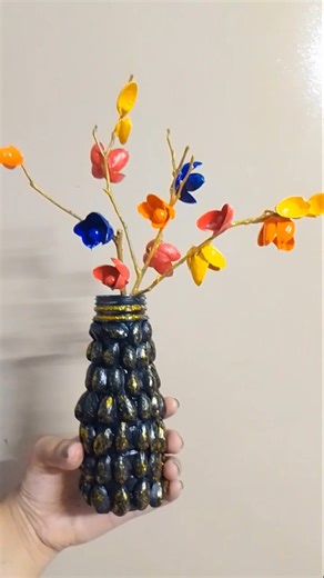 Diy pista shell flower pot #craft #diy #shorts