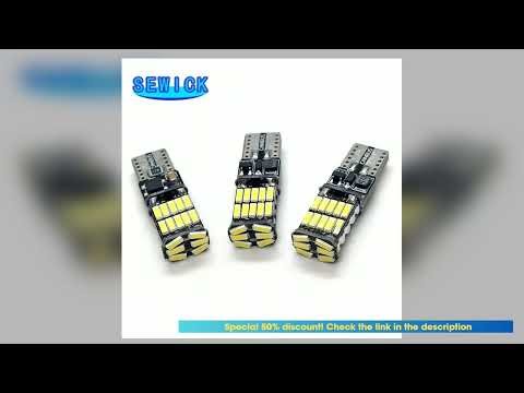 Get 100pcs T10 w5w 194 501 canbus 4014 car interior light no error T10 26SMD led Instrument Lights•