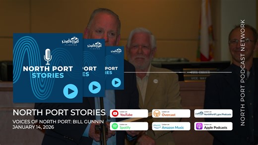 North Port Area Chamber of Commerce Executive Director Bill Gunnin joined us for the latest episode of Voices of North Port! Bill was recently presented with a Key to the City. Listen along as we discuss the organization’s role in supporting local businesses and strengthening our community. He shares the history of how the Chamber got started, what it does today and the many benefits it provides to its members - from advocacy and networking to education and community partnerships. 🎙️ Listen now