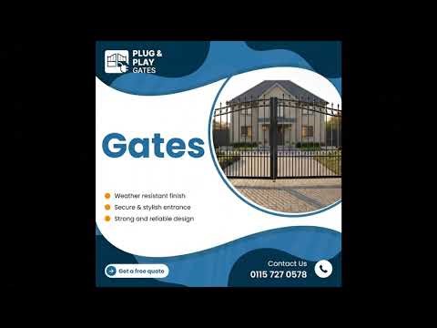Driveway Driveway Gates for Security & Style | Plug and Play Gates