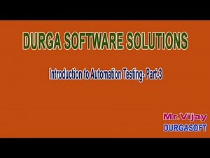 Introduction to Automation Testing Part 3
