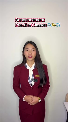 Airline Announcement Practice Classes for Travelers