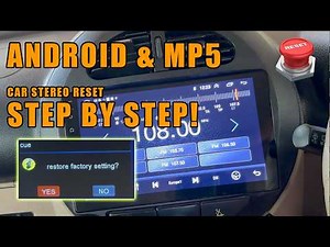 How to Factory Reset Any Car Stereo