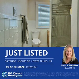 🏡 JUST LISTED IN TRURO! 🏡 Cute as a button and full of charm! Only 💰 $235,900 This delightful 2-bedroom bungalow offers comfortable living inside and out ✨ ✔️ Bright open-concept main level—perfect for everyday living & entertaining ✔️ Finished basement with office laundry room 🔥 Stay cozy year-round with pellet or wood stove heat, plus electric baseboards for convenience. 🌿 Outdoor lovers, this one’s for you! A large, private landscaped backyard featuring: 🌱 Greenhouse 🍎 Fruit trees 🌼 R