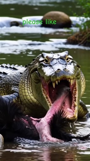 $crocodiles# eating# ostriches #