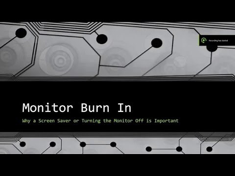 Monitor Burn In, What It Is & How to Prevent It