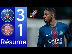 Ousmane Dembélé Goal 🚀⚽ PSG vs Toulouse 3-1 Highlights & All Goals • Dembélé brace 😱🔥