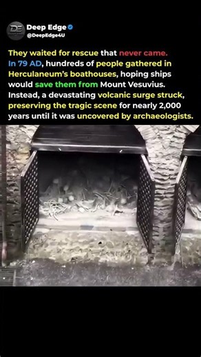 The Ancient Disaster That Froze Time for 2,000 Years | Mount Vesuvius #shorts