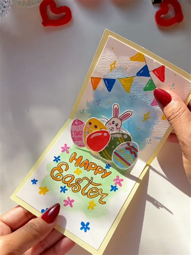 Adorable DIY Happy Easter Card Craft