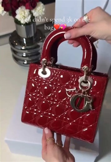 Oh just like a sweet cherry 🍒 That’s soooo cute 🥰 #Dior #fyp #diorladybag #unboxing