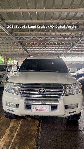 🚘 2011 TOYOTA LAND CRUISER VX – Dubai Version 🚘 💰 2.880M – Negotiable Upon Actual Viewing! The king of SUVs — luxury, power, and durability all in one! 🚙🔥 ✅ Automatic Transmission – Effortless driving experience ✅ Low Mileage: Only 59TKMS! ✅ Fresh In & Out | Very Well Kept | Well Maintained ✅ New BFGoodrich Tires Mags – Rugged style, ready to roll ✅ Plate Ending 6 | Pristine Condition 📄 LTO / HPG Verified | Clean Papers 💯 Money Back Guarantee – Not Flooded | Not Collided 💼 Flexible Deals
