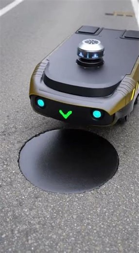 Instant Pothole Fixer Robot