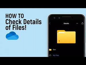 How to Check Details of Files on One Drive [easy]