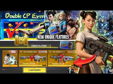 Season11 All FREE legendary Guns+Secret Cache Event New Updates+Street fighter Character Update Codm