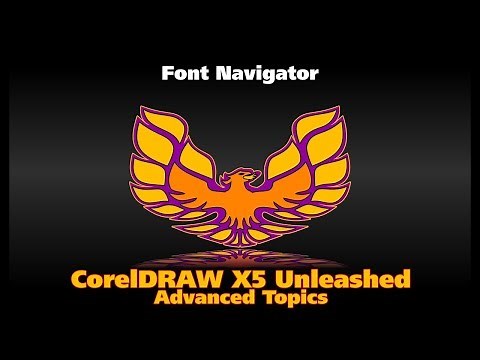 Using Font Navigator Supplied with CorelDRAW to Manage Fonts