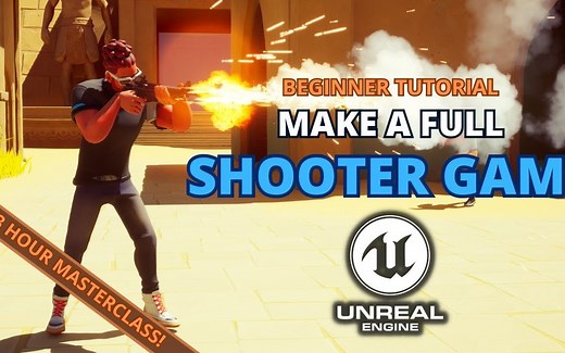 虚幻引擎 5！ 制作第三人称射击游戏 - 完整的初学者课程！