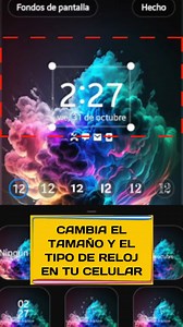 12K views · 237 reactions | Cambia el tamaño y el tipo de Reloj en tu celular #pablotecnología | Pablo Tecnología | Facebook
