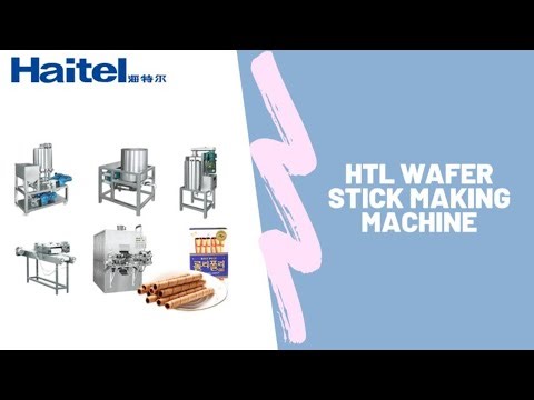 Look here！Introducing our Wafer stick production line