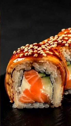 Eel Roll with Unagi Sauce — Pure Flavor 🔥🍣