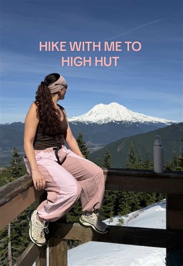 Spring Hike to High Hut: Rainier Views