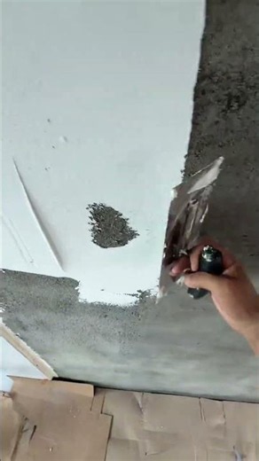 Painter Applying putty | Puttying for renovation #putty 260906