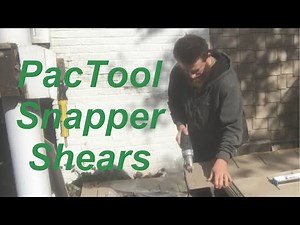 PacTool Snapper Shears - Cement Board Siding Cutters